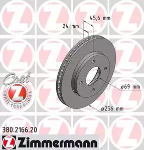 Тормозной диск coat z