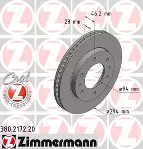 Тормозной диск coat z