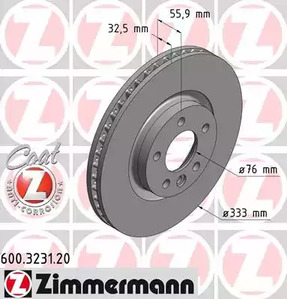 Тормозной диск coat z